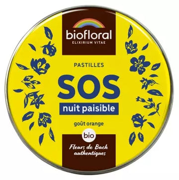 Biofloral Organic Sos Lozenges Peaceful Night 50G