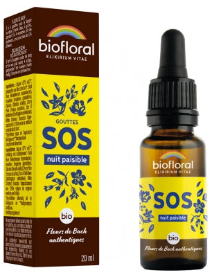 Biofloral Sos Drops Peaceful Night Organic 20Ml