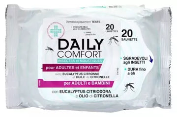 Biogenya Daily Comfort Anti-Insects & Mosquitoes 20 Wipes