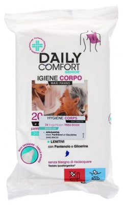 Biogenya Daily Comfort Senior Wipes Body Hygiene 24 Wipes