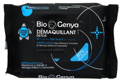 Biogenya Detox Anti-Pollution Make-Up Remover 20 Wipes