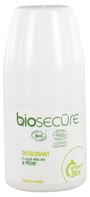 Biosecure Aloe Vera Peach Organic Deodorant 50Ml