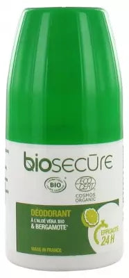 Biosecure Alum Stone Deodorant Aloe Vera Bergamot 50Ml