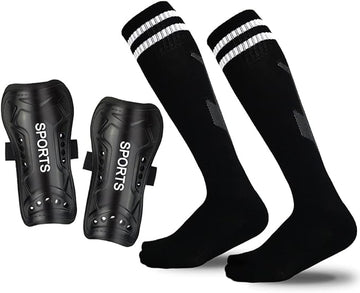 Kids Soccer Shin Guards with Socks - Youth Shin Pads for Ages 9-15