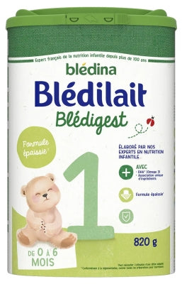 Blédina Blédilait Blédigest 1St Age From 0 To 6 Months 820 G