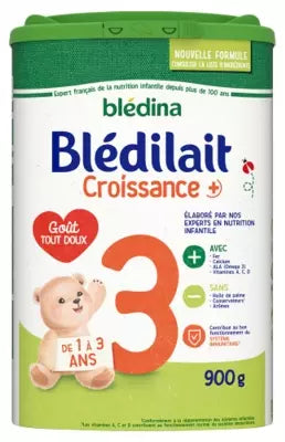 Blédina Blédilat Croissance+ 3 From 1 To 3 Years 900G