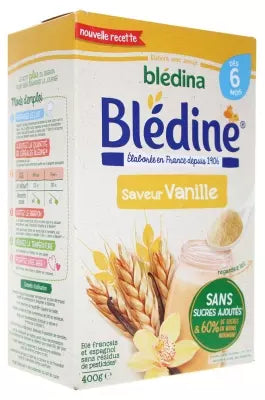 Blédina Blédine Wheat & Vanilla From 6 Months 400G