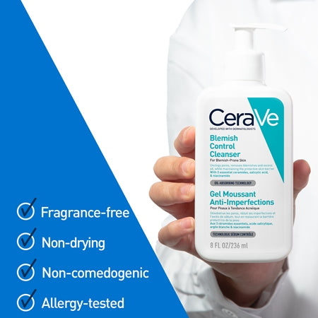 Cerave Blemish Control Cleansing Gel Against Imperfections In Acne-Prone Skin