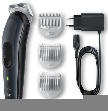 Braun Body Groomer Bg3350 Body Hair Trimmer + Replacement Heads