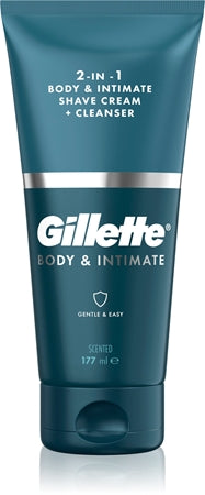 Gillette Body&Intimate 2In1 Shave Cream Groin Shaving Product With Cleansing Emulsion For Men 