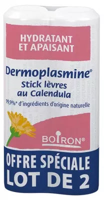 Boiron Dermoplasmine Lips Stick With Calendula 2 X 4G