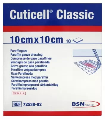 Essity Cuticell Classic 10 Refined Gauze Swabs 10Cm X 10Cm