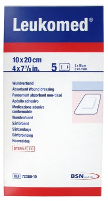 Essity Leukomed 5 Non-Woven Absorbent Dressings 10 X 20Cm