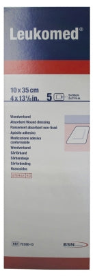 Essity Leukomed 5 Non-Woven Absorbent Dressings 10 X 35Cm