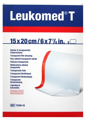 Essity Leukomed T 5 Sterile Transparent Adhesive Films 15 X 20Cm