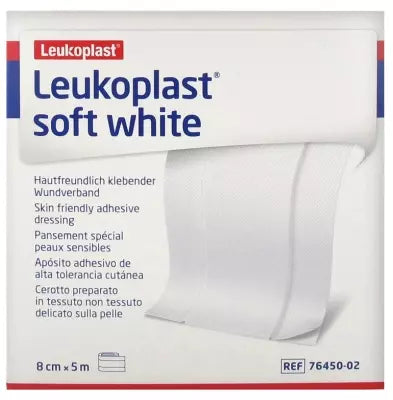 Essity Leukoplast Soft White Special Dressing For Sensitive Skin 8Cm X 5M