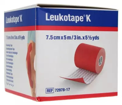 Essity Leukotape K Elastic Adhesive Tape 7.5Cm X 5M