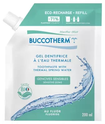 Buccotherm Organic Sensitive Gums Toothpaste Gel Eco-Refill 200Ml