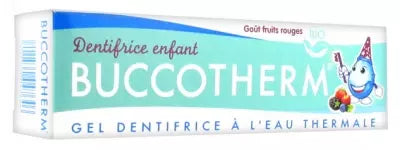 Buccotherm Toothpaste With Thermal Springwater For Kids Red Fruits Organic 50Ml