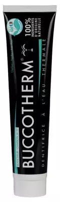 Buccotherm Toothpaste With Thermal Water Whitening - Active Charcoal Organic 75Ml