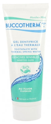 Buccotherm Toothpaste With Thermal Spring Water Sensitive Gums With Fluoride Organic 75Ml