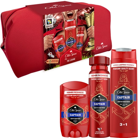 Old Spice Captain Football Gift Set For Men
