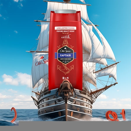 Old Spice Captain Shower Gel For Men