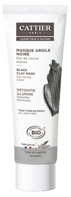 Cattier Black Clay Mask All Skin Types Organic 100Ml