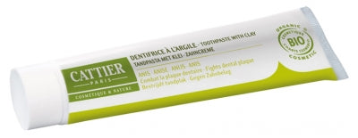 Cattier Dentargile Anti Dental Plaque Toothpaste Organic 75Ml