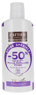 Cattier Face Cleansing Foam Organic 2 X 150Ml