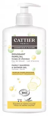 Cattier Family Foaming Fragrance Grapefruit Organic 1L