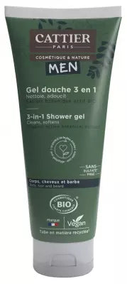 Cattier Men Organic 3-In-1 Shower Gel 200Ml