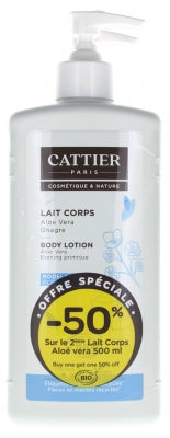 Cattier Modelling Body Milk Organic 2 X 500Ml