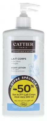 Cattier Modelling Body Milk Organic 2 X 500Ml