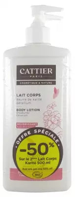 Cattier Nourishing Body Lotion 2 X 500Ml