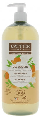 Cattier Organic Aloe Vera Clementine Orange Blossom Shower Gel 1 L