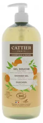 Cattier Organic Aloe Vera Clementine Orange Blossom Shower Gel 1 L