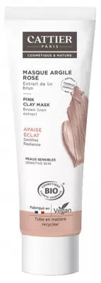 Cattier Pink Clay Mask Sensitive Skins Organic 100Ml