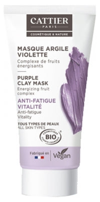 Cattier Purple Clay Mask All Skin Types Organic 30Ml