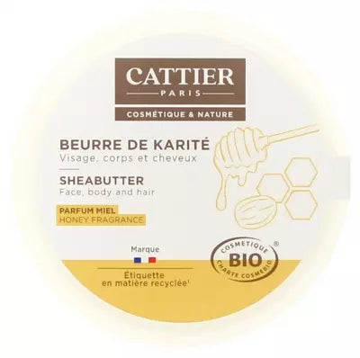 Cattier Shea Butter Honey Fragrance Organic 100G