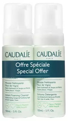 Caudalie Vinoclean Instant Foaming Cleanser Fleur De Vigne 2 X 150Ml
