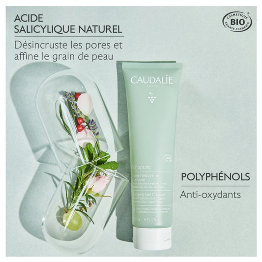 Caudalie Vinopure Purifying Gel Cleanser 150Ml