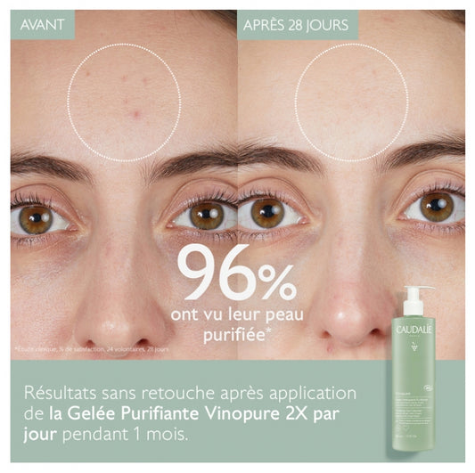 Caudalie Vinopure Purifying Gel Cleanser Organic 385Ml
