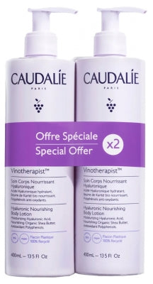 Caudalie Vinotherapist Hyaluronic Nourishing Body Lotion 2 X 400Ml