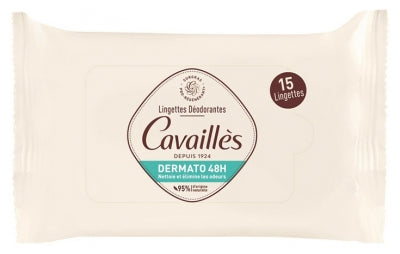 Cavaillès Deodorant Wipes 15 Wipes