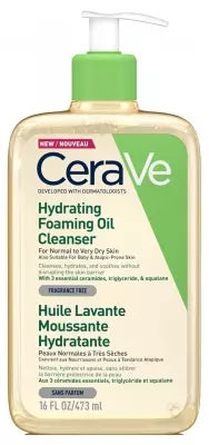 Cerave Hydrating Foaming Oil Cleanser 473Ml