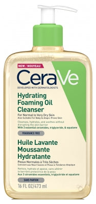 Cerave Hydrating Foaming Oil Cleanser 473Ml