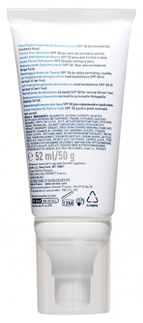 Cerave Moisturizing Face Cream Spf50 52 Ml