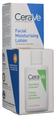 Cerave Moisturizing Face Cream Spf50 52 Ml + Free Moisturizing Cream Wash 20 Ml