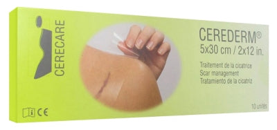 Cerecare Cerederm Rectangle Scar Management 5 X 30Cm 10 Units
